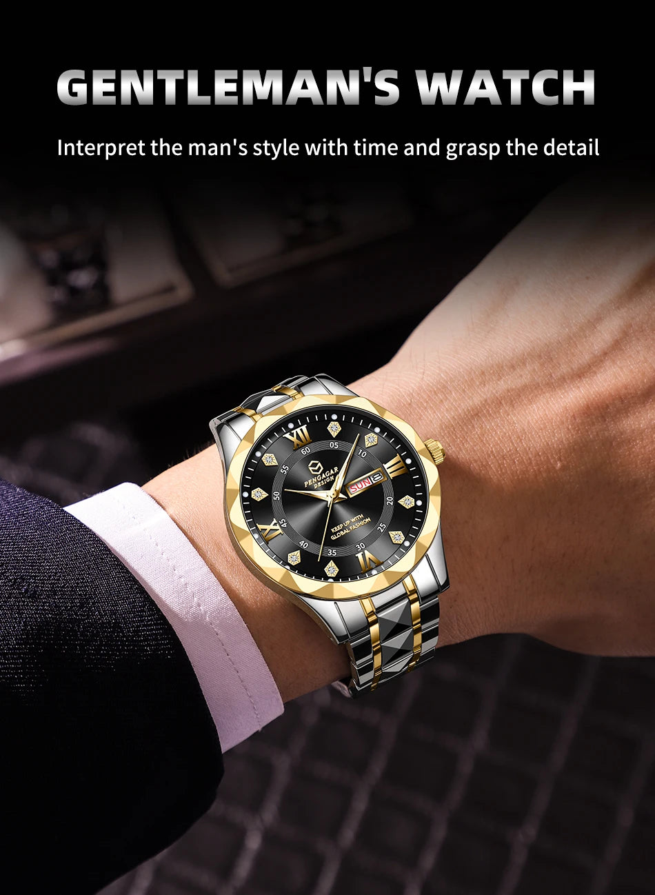 Men’s Light Luxury Quartz Watch – Elegant. Practical. Timeless.