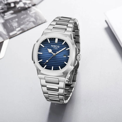 NIBOSI Men’s Quartz Watch – Classic, Durable & Elegant