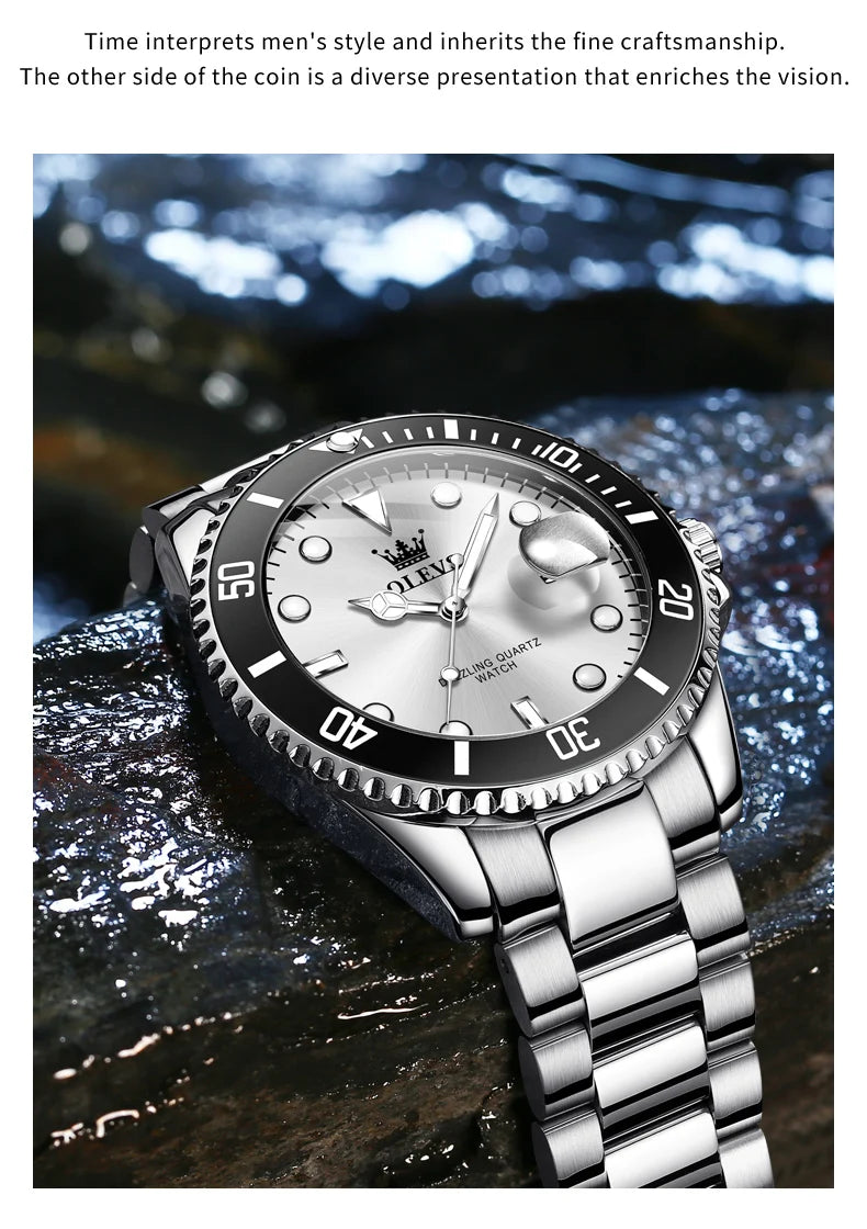 OLEVS 5885 Diving Series Men’s Watch – Luxury Meets Performance