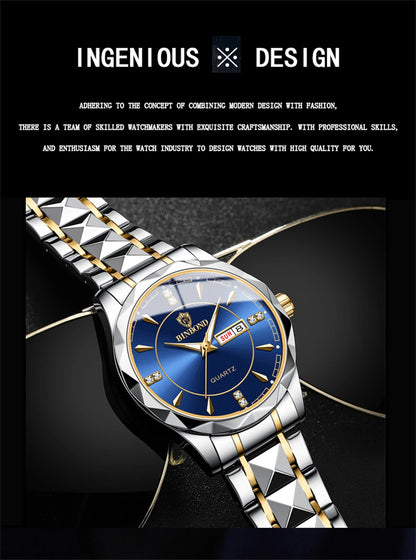 BINBOND Top Brand Luxury Fashion Watch Men Waterproof Week Date Clock Sport Watch Men Quartz Wristwatch