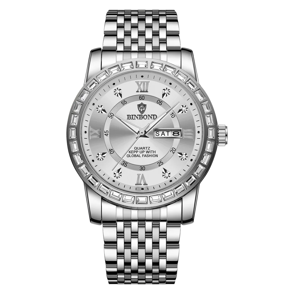 BINBOND Men’s Quartz Watch – Style Meets Everyday Performance
